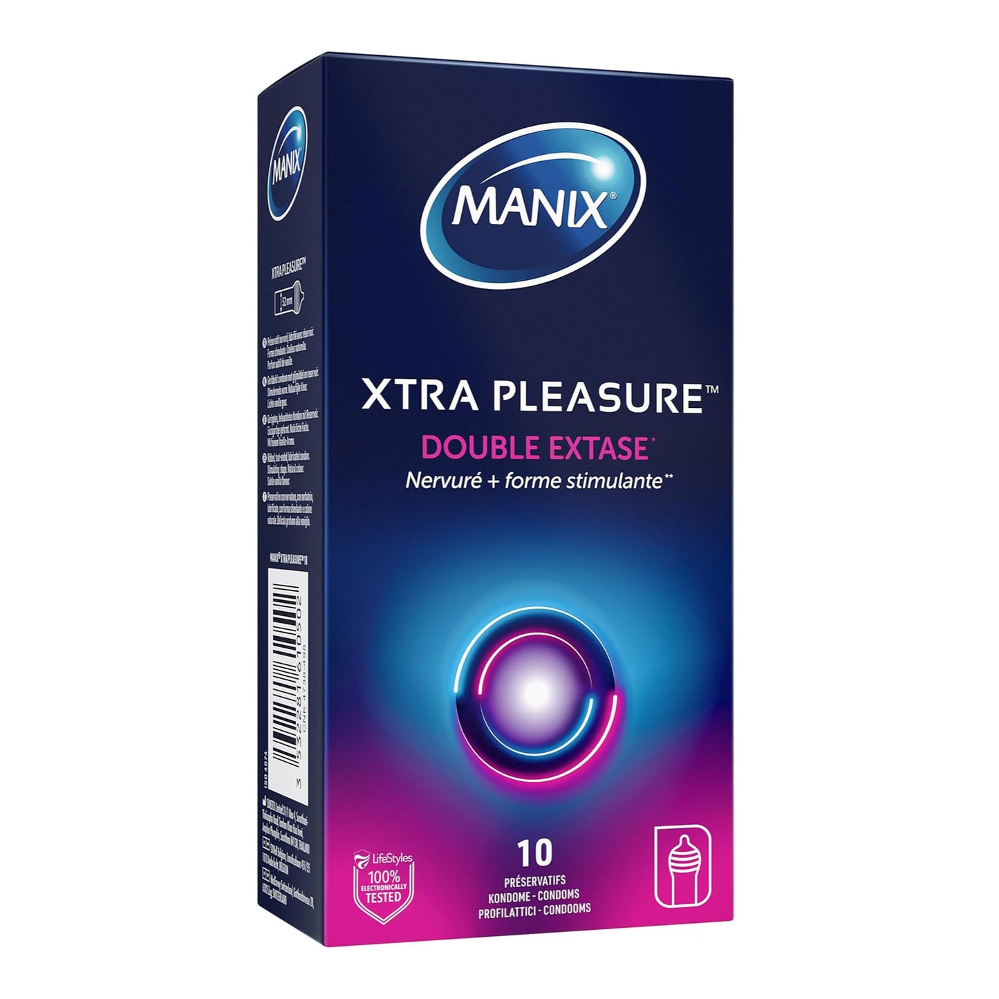 Condoms Manix XTRA PLEASURE Double ecstasy