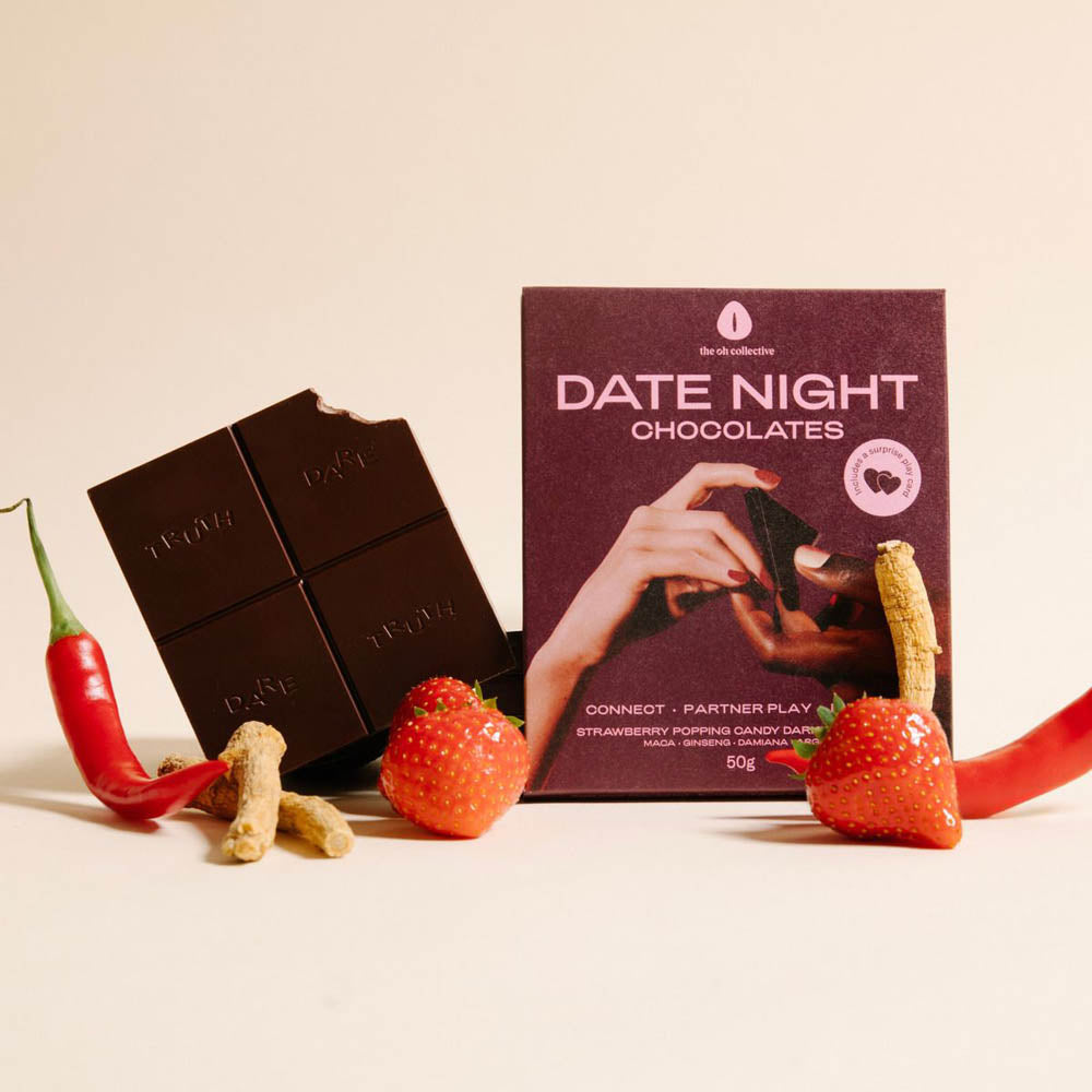 Black Chocolate Aphrodisiac Strawberry and Spices