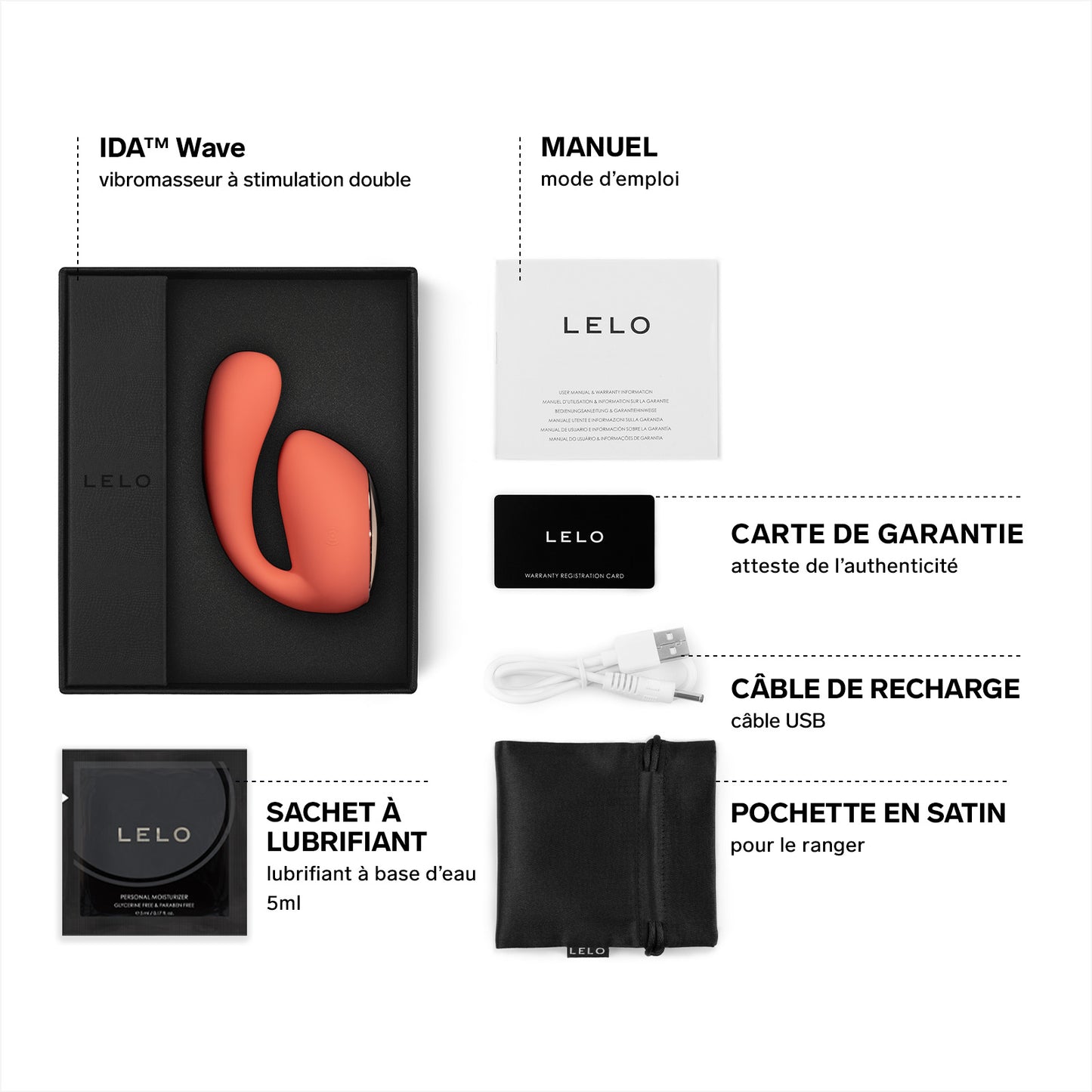 IDA Wave de Lelo - Corail