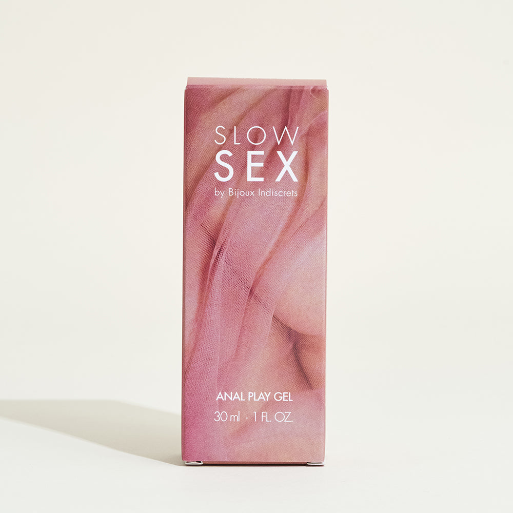 Anal gel play slow sex