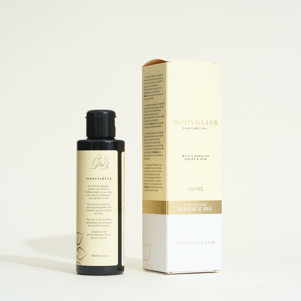 2 in 1 bodygliss massage oil - Coco Rum