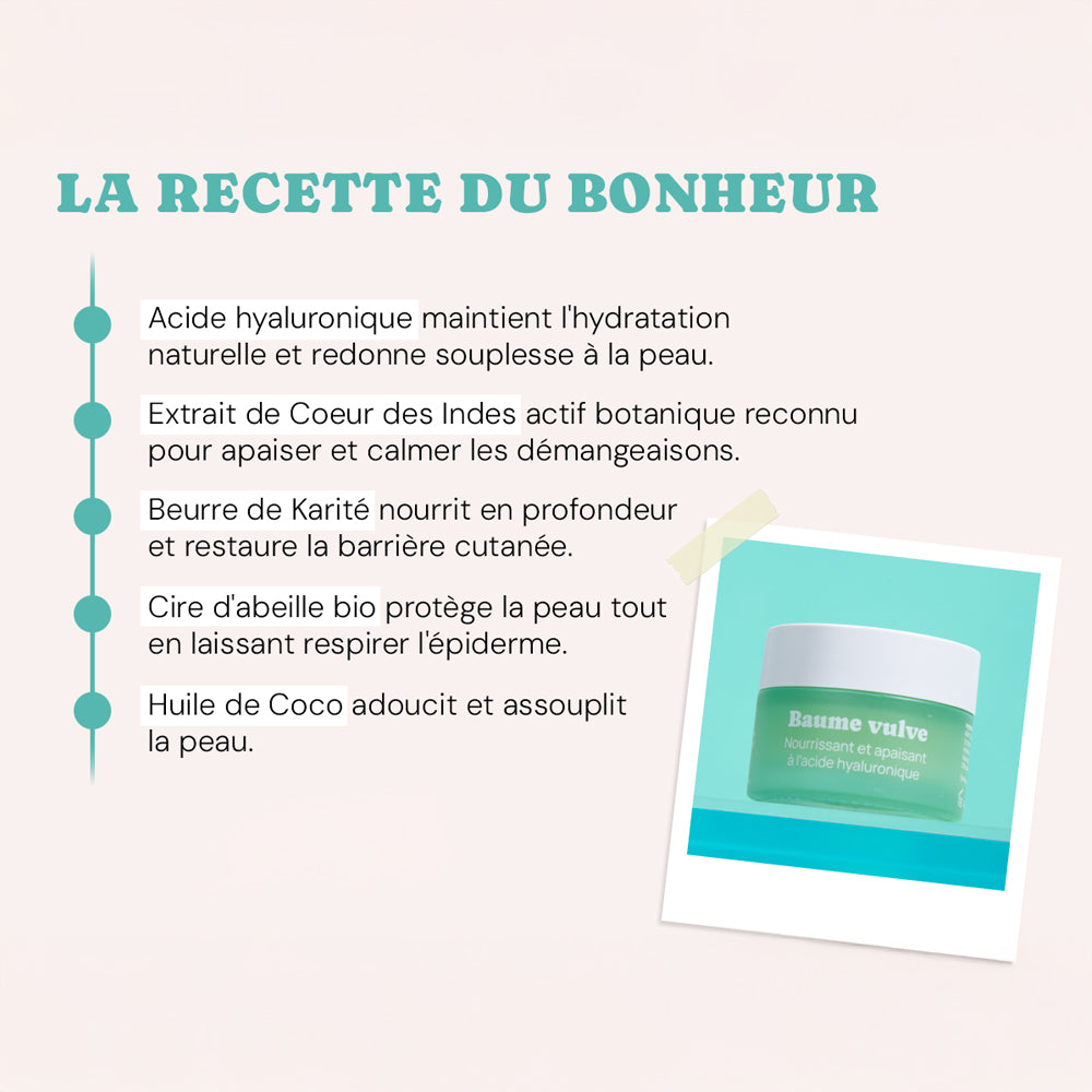 Hyaluronic acid vulva balm