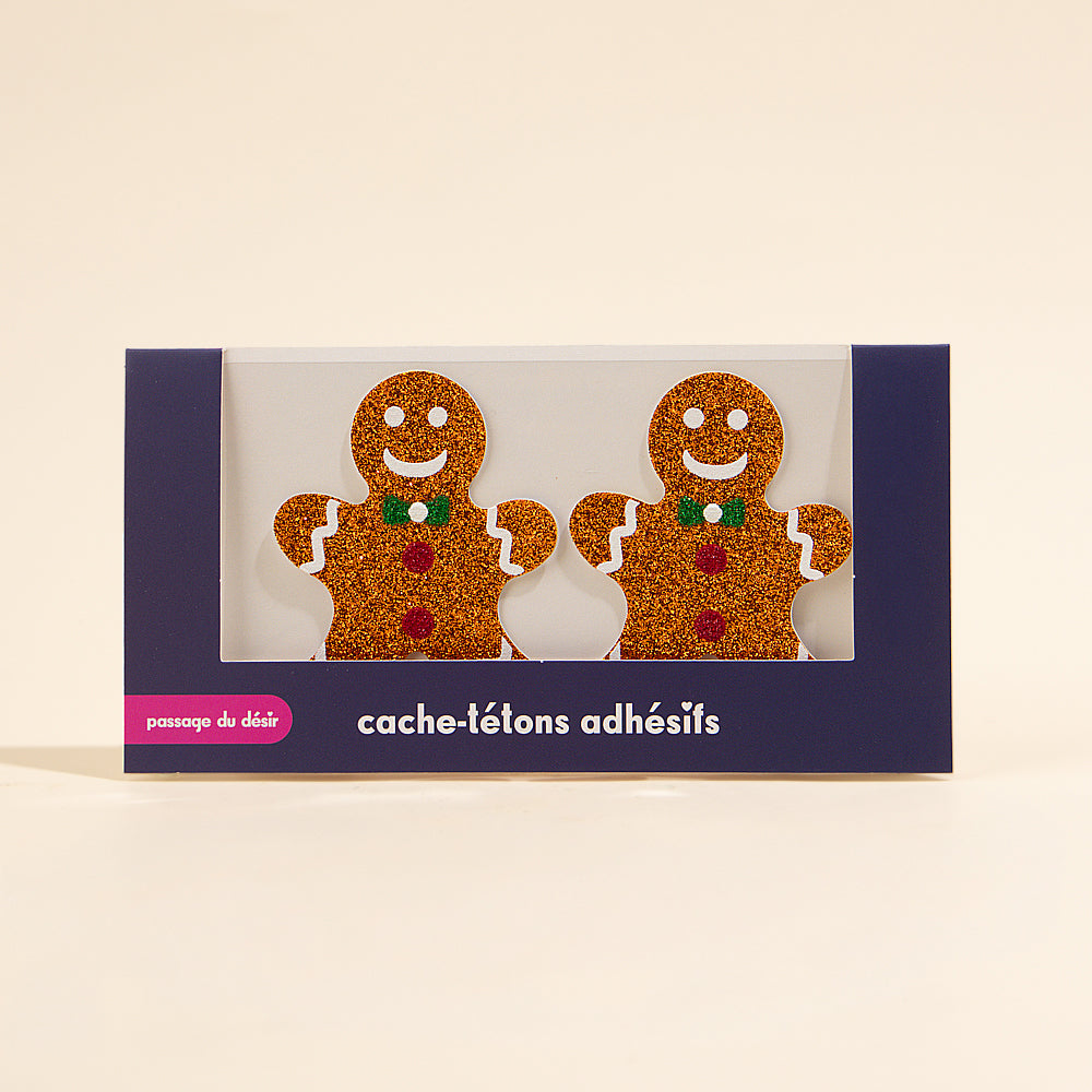 Weihnachtliche Brustwarzenabdeckungen - Männchen