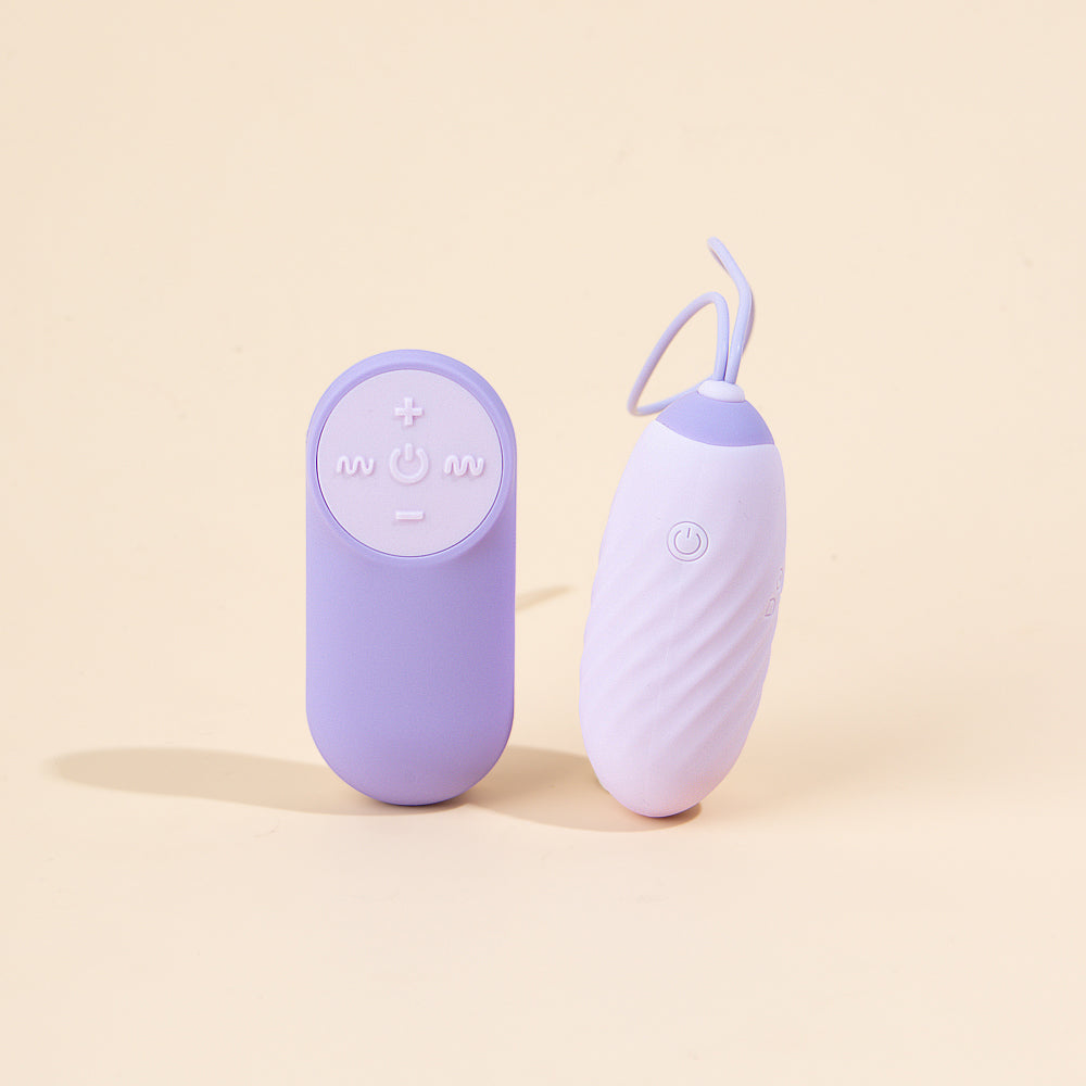 Cocotte oeuf vibrant télécommandé - Lilas