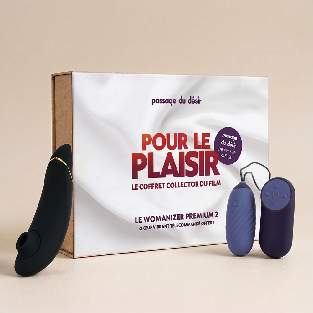 Offizielles Womanizer-Geschenkset des Films Pour le plaisir - Schwarz