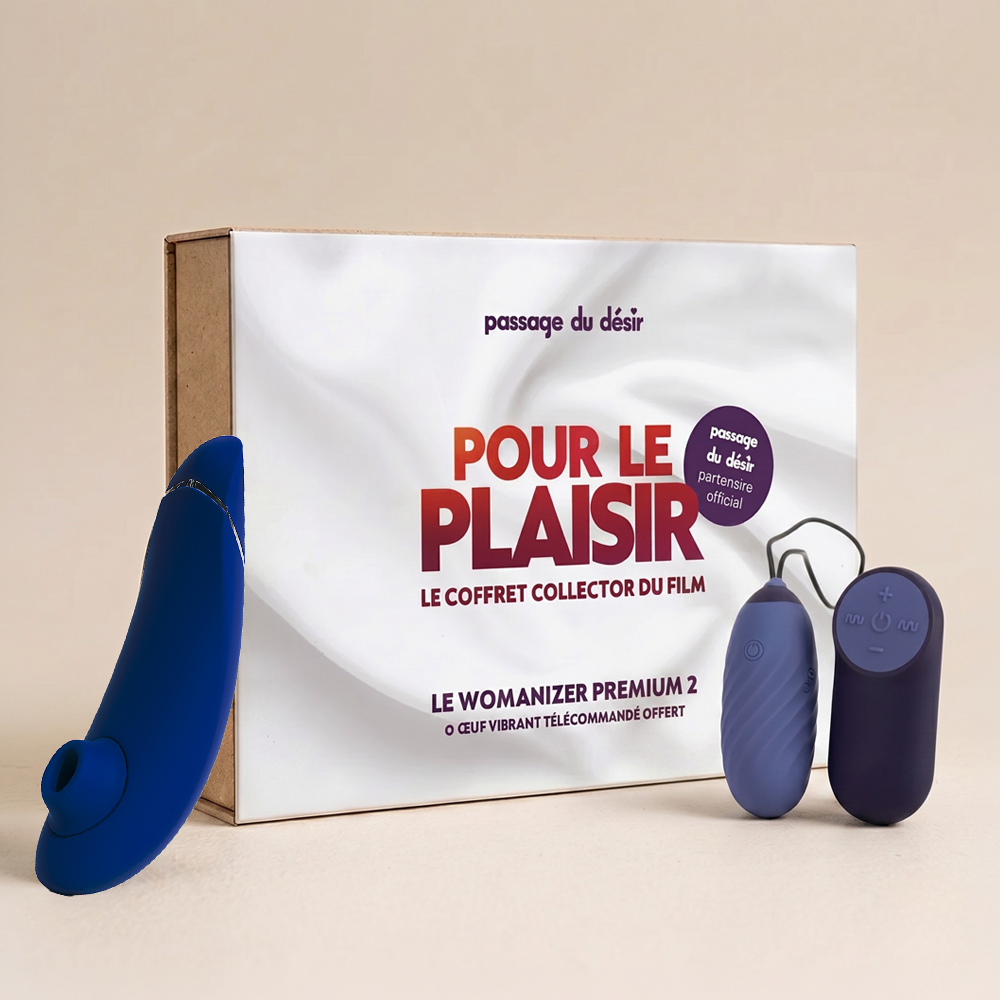 Offizielles Womanizer-Geschenkset des Films Pour le plaisir - Blau