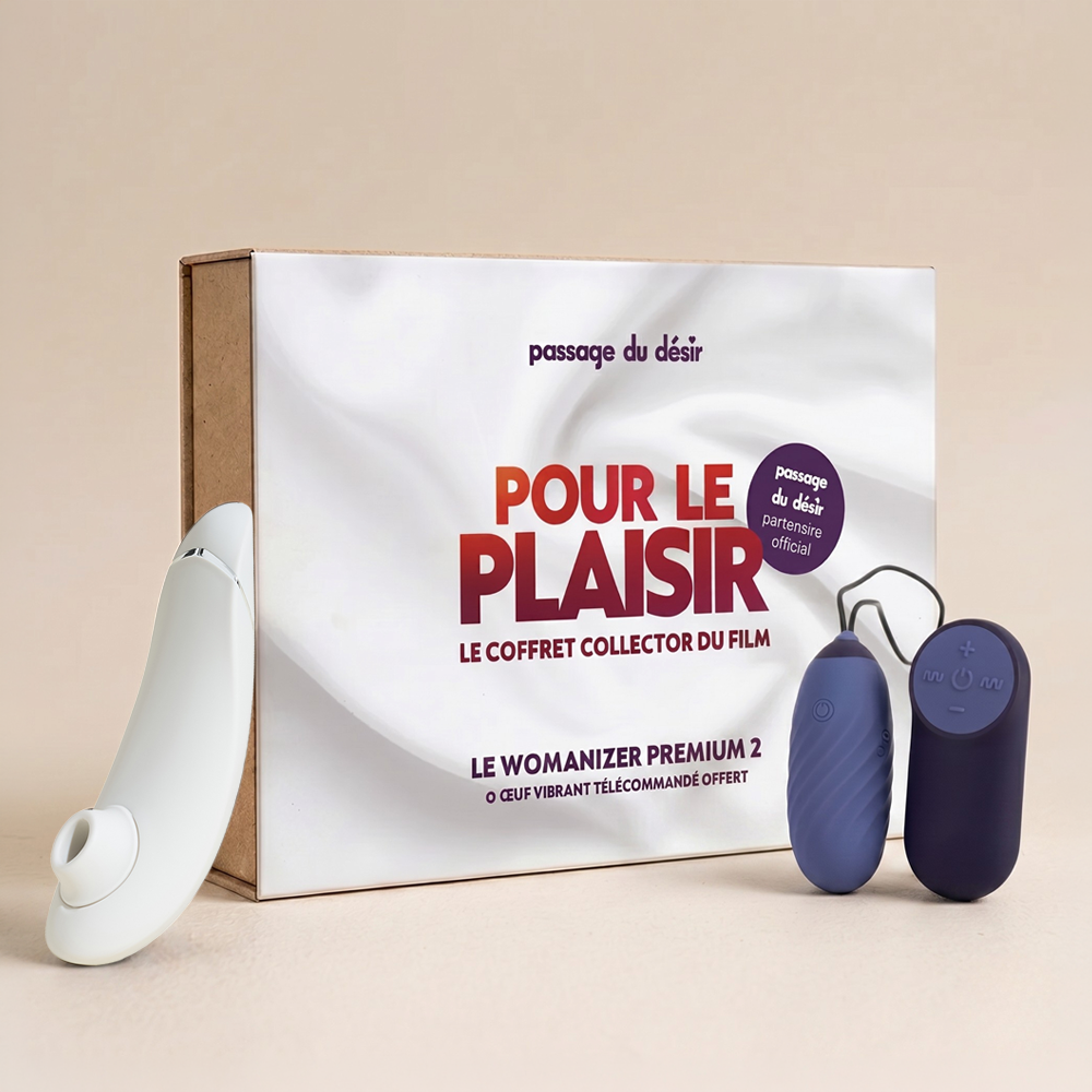 Offizielles Womanizer-Geschenkset des Films Pour le plaisir - Weiß
