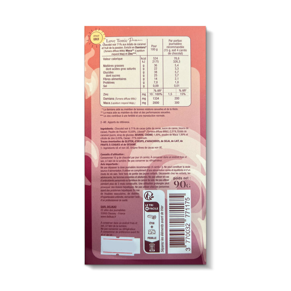 Delikao aphrodisiac Black chocolate