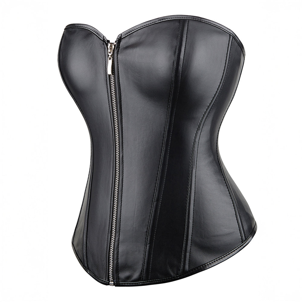 Corset Wetlook Zip OhYeah