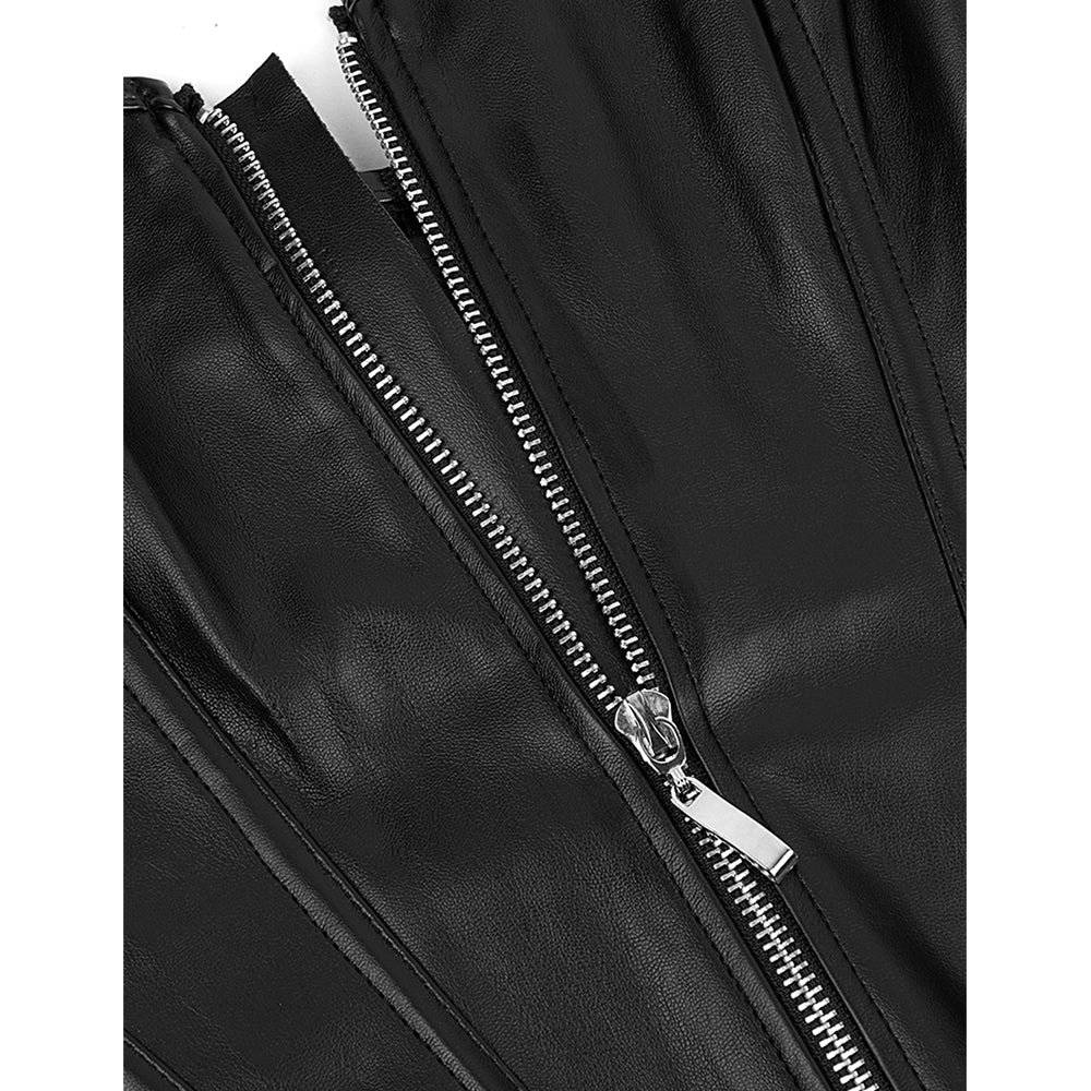 Corset Wetlook Zip OhYeah