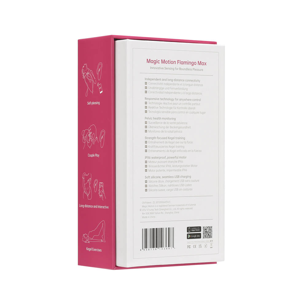 Œuf vibrant connecté Flamingo Max - Rose