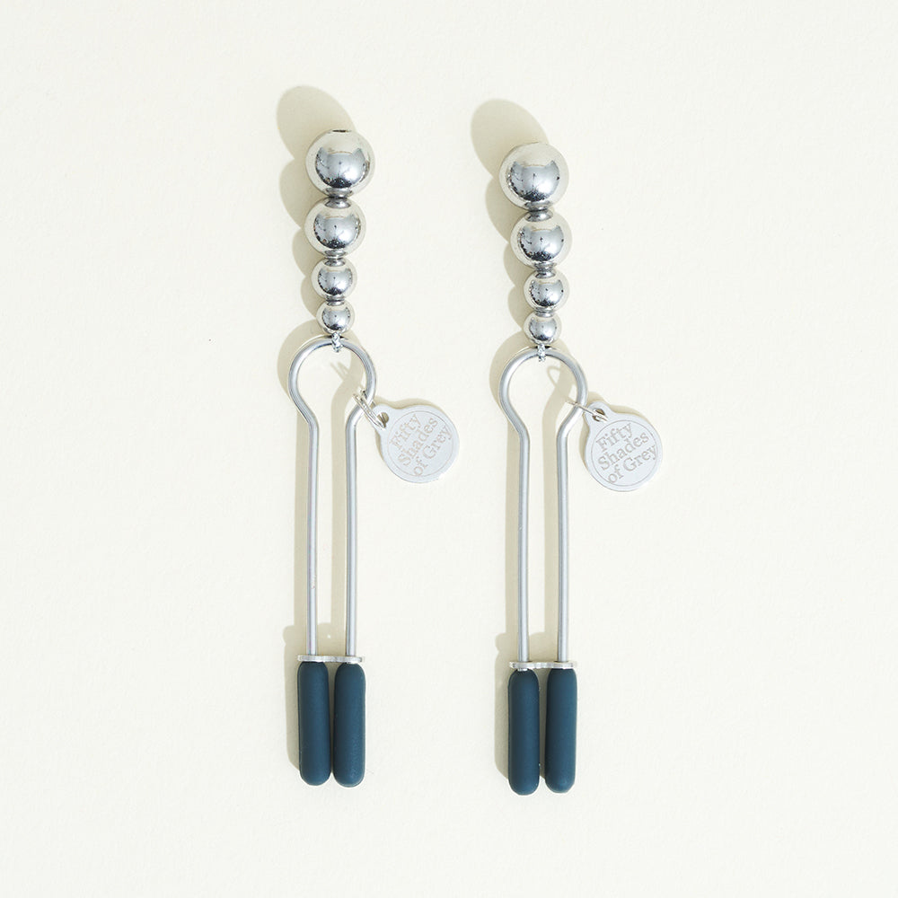 Breast clips 50 shades of gray