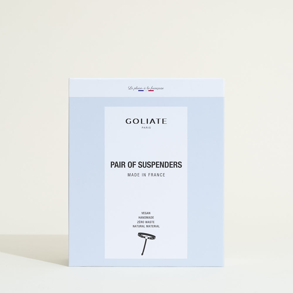 Porte-jarretelles cuir vegan Goliate