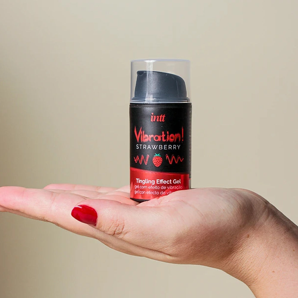 Gel Vibrating vegan - Strawberry