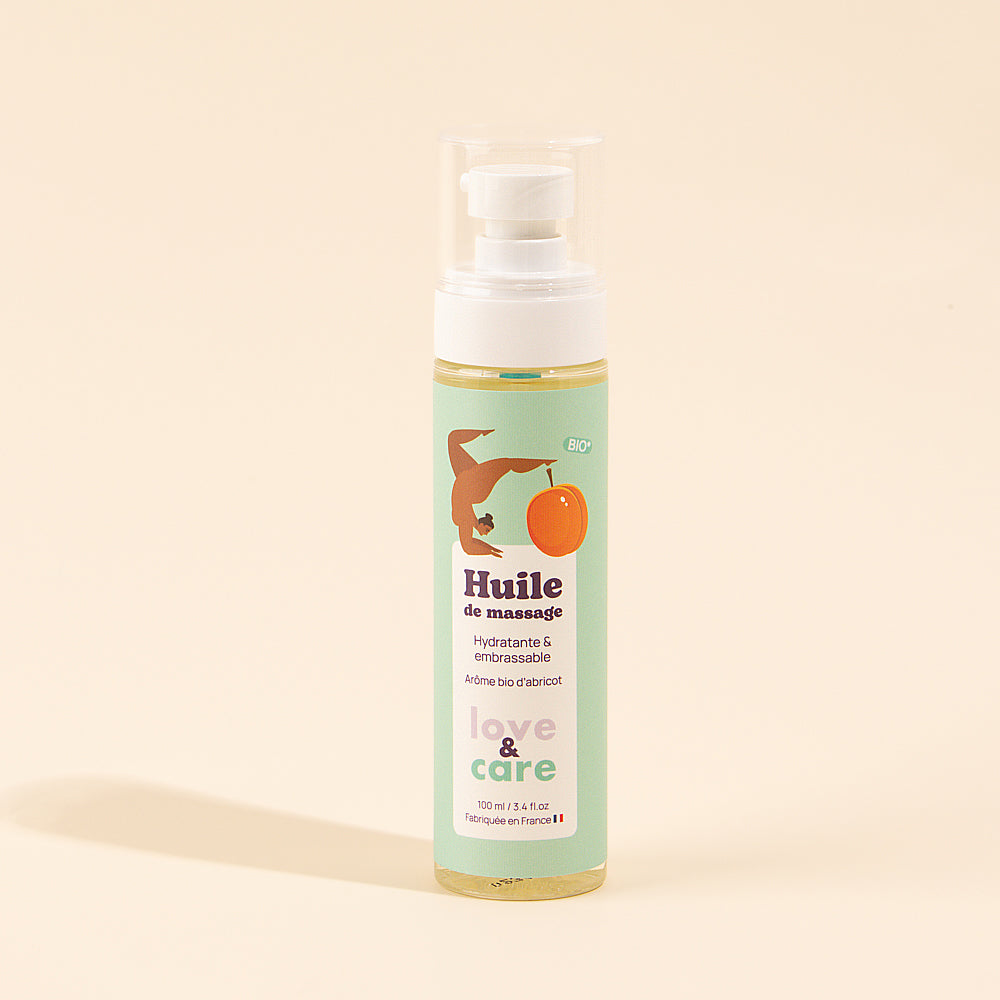 Biologische abrikoos massageolie Love&Care
