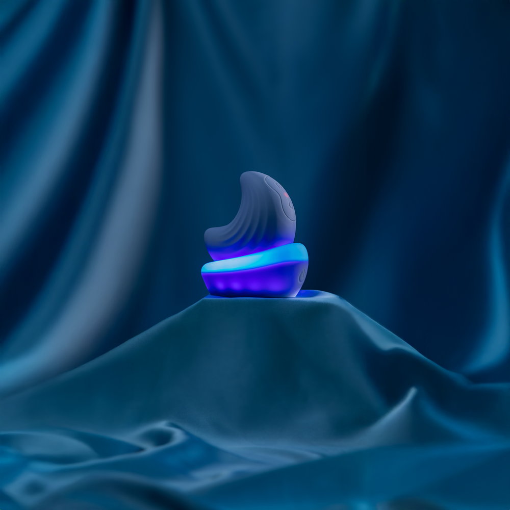Moon 2-in-1 stimulator from HYYO - Blue