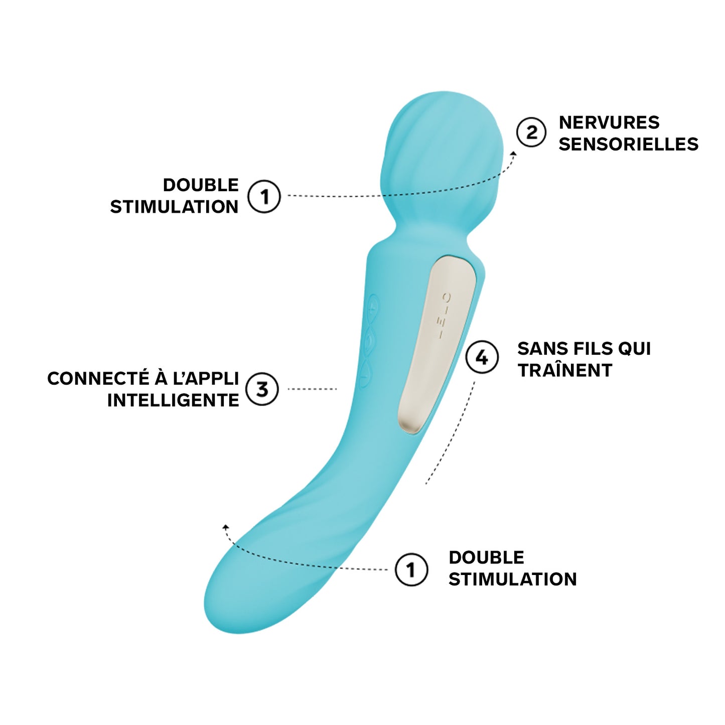 Wand Switch 2-in-1 by Lelo - Blue