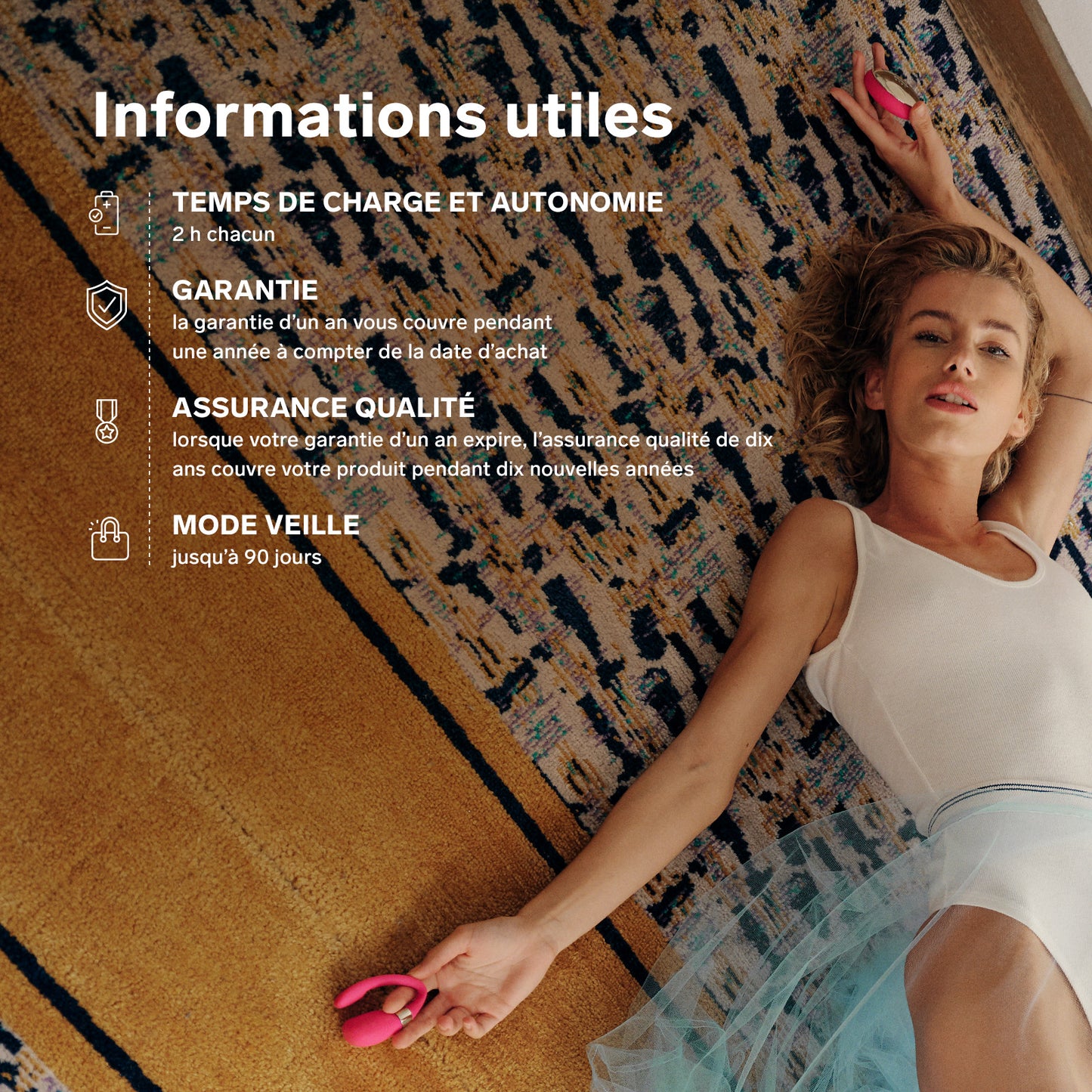 Vibro Tiani 3 de Lelo - Noir