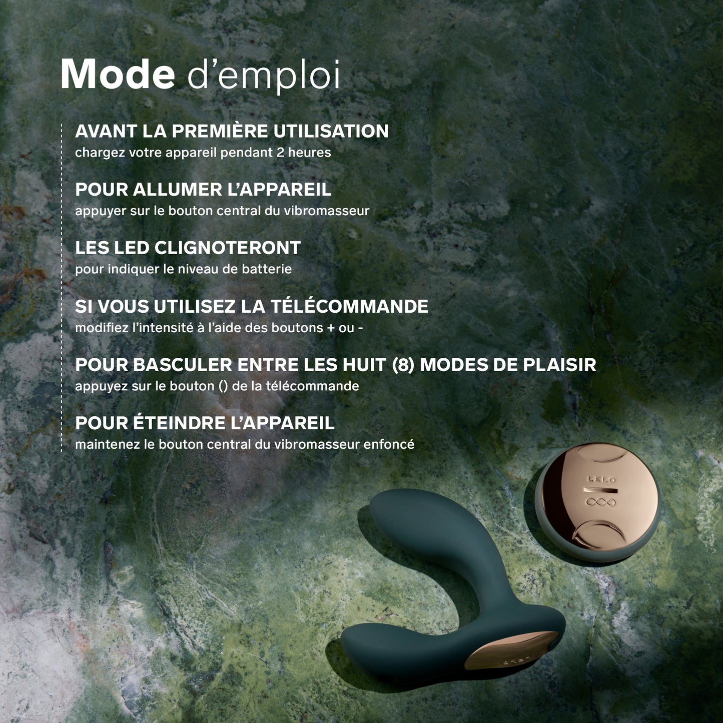 Hugo 2 Remote de Lelo - Vert