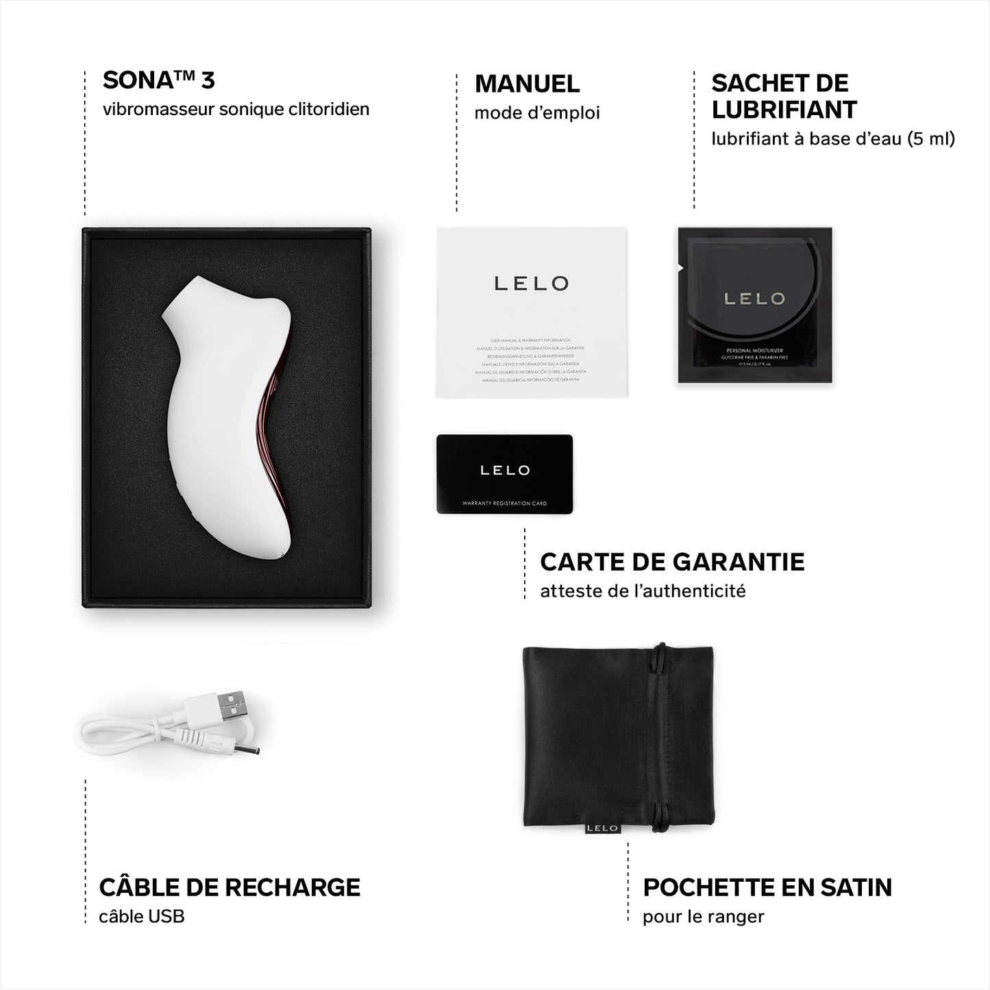 Sona 3 Lelo - White