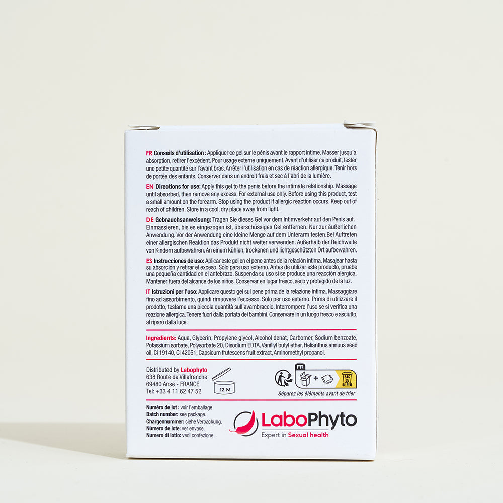 Gel d'érection Men Booster dosettes