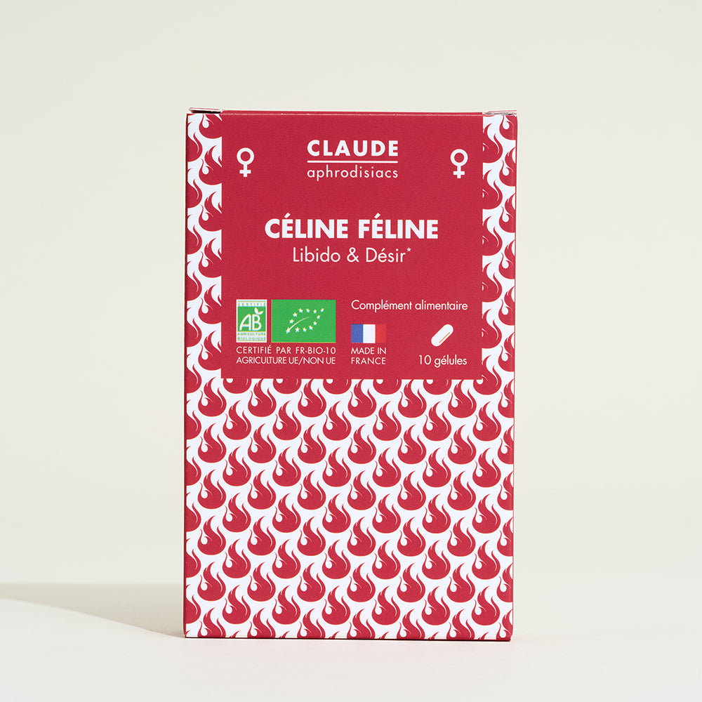 Stimulant féminin 100% bio Céline Féline - 10 gélules