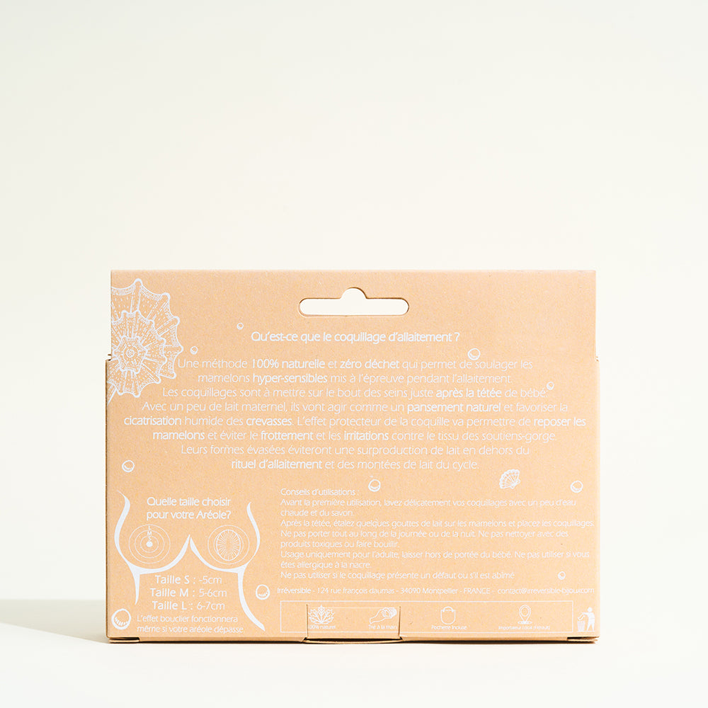 Pair of nursing shells