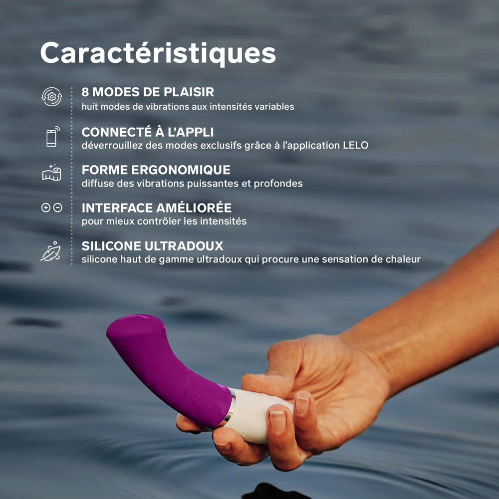Vibro point G connected Gigi 3 of Lelo - Violet