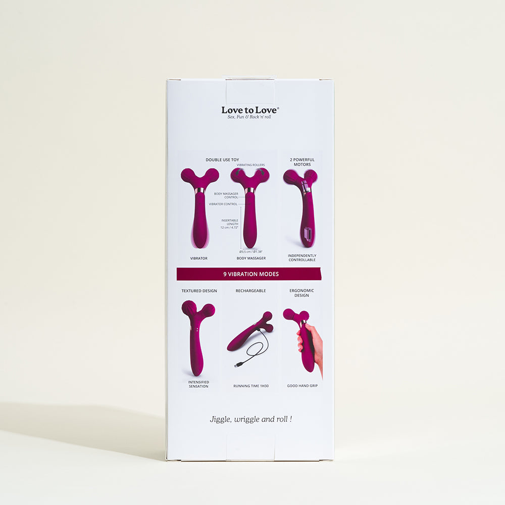 Massager-Vibrator Fireball von Love to Love - Rosa