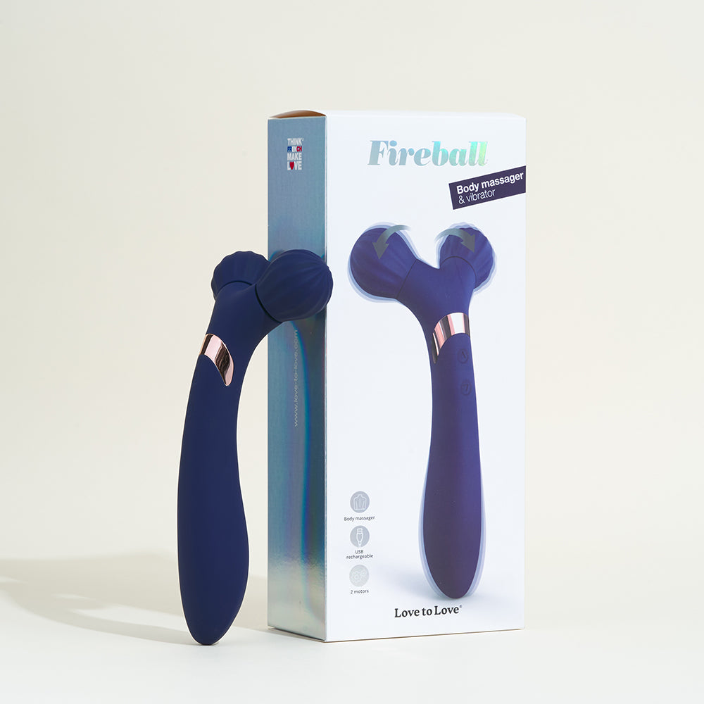 Massager-Vibrator Fireball von Love to Love - Violett
