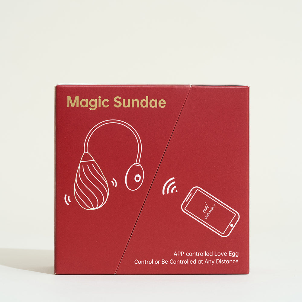 Connected vibrant egg sundae