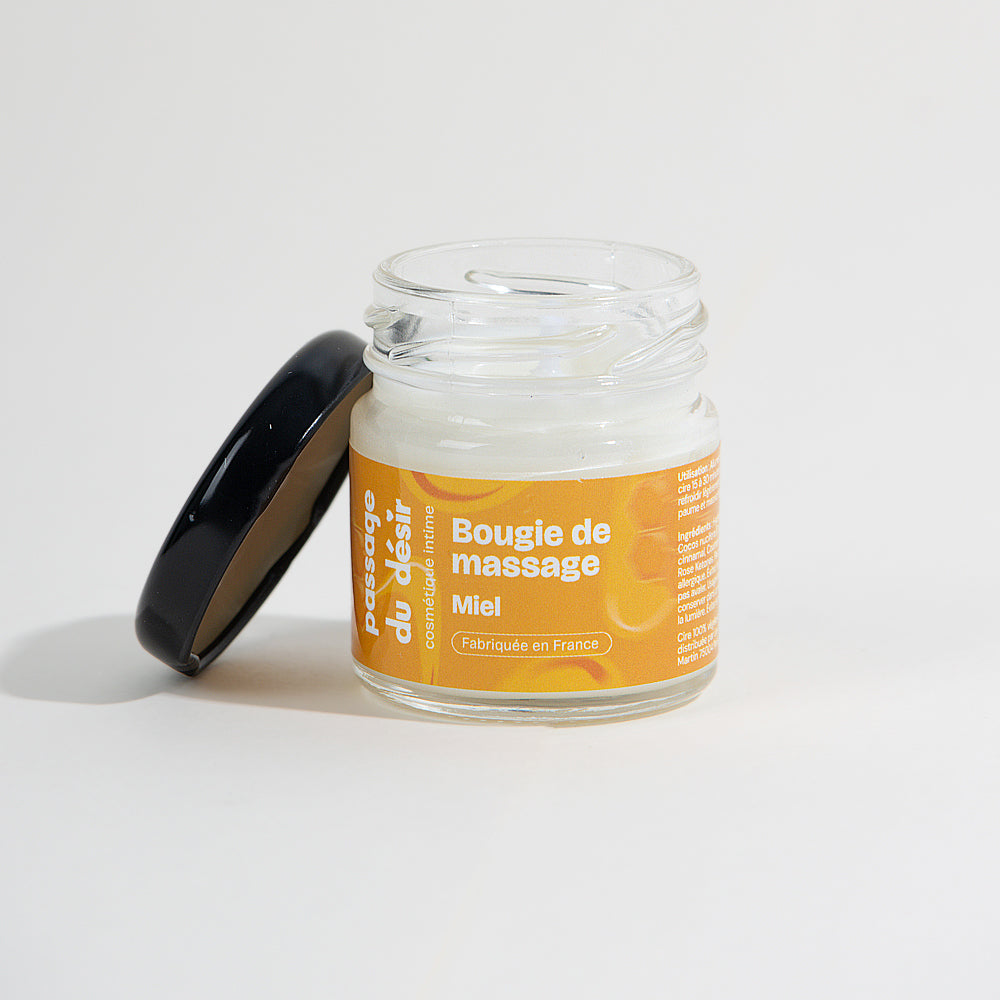 Mini bougie de massage - Miel