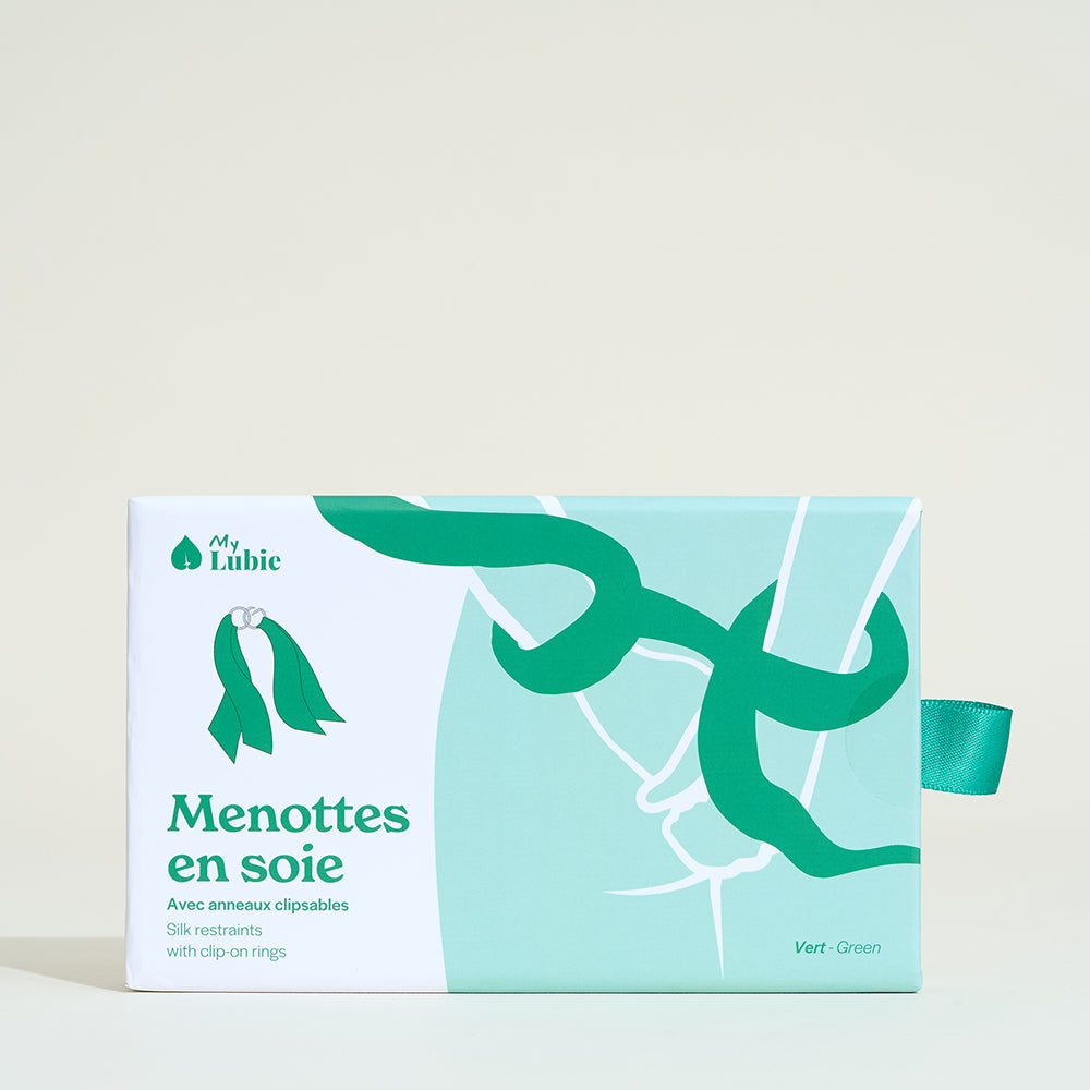 Silk handcuffs My Lubie - Green