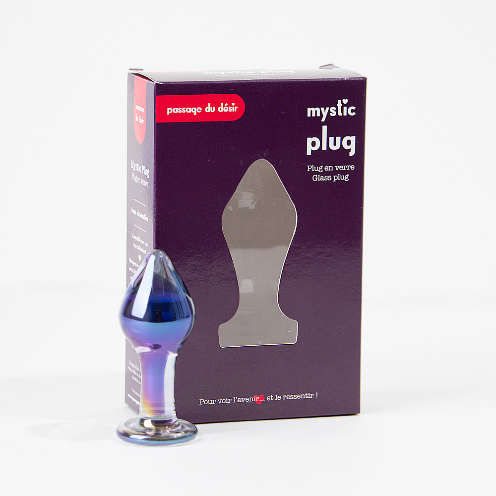 Plug Mystic en verre irisé Passage du Désir