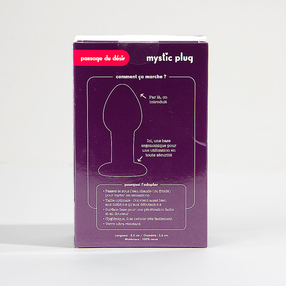 Plug Mystic en verre irisé Passage du Désir