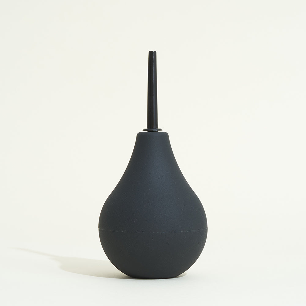 Clean shower washing pear