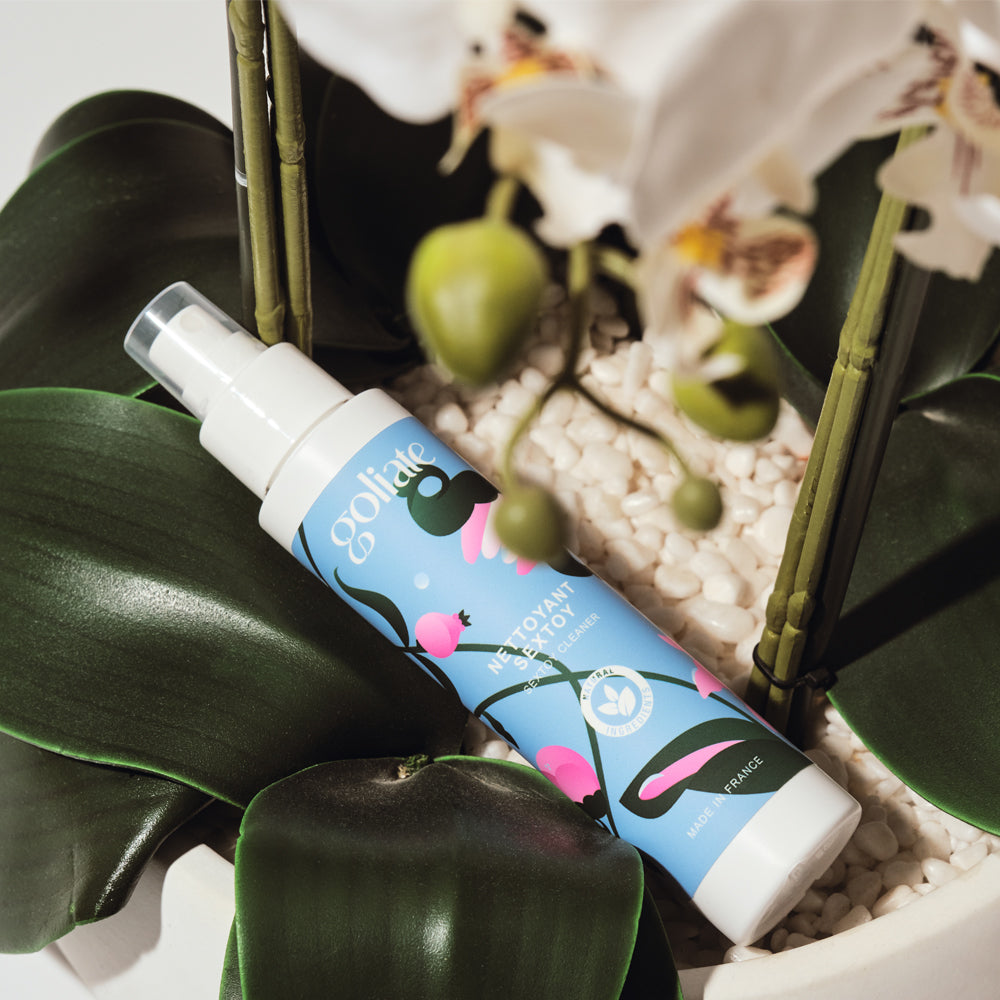 Organic disinfectant cleaner for sex toys