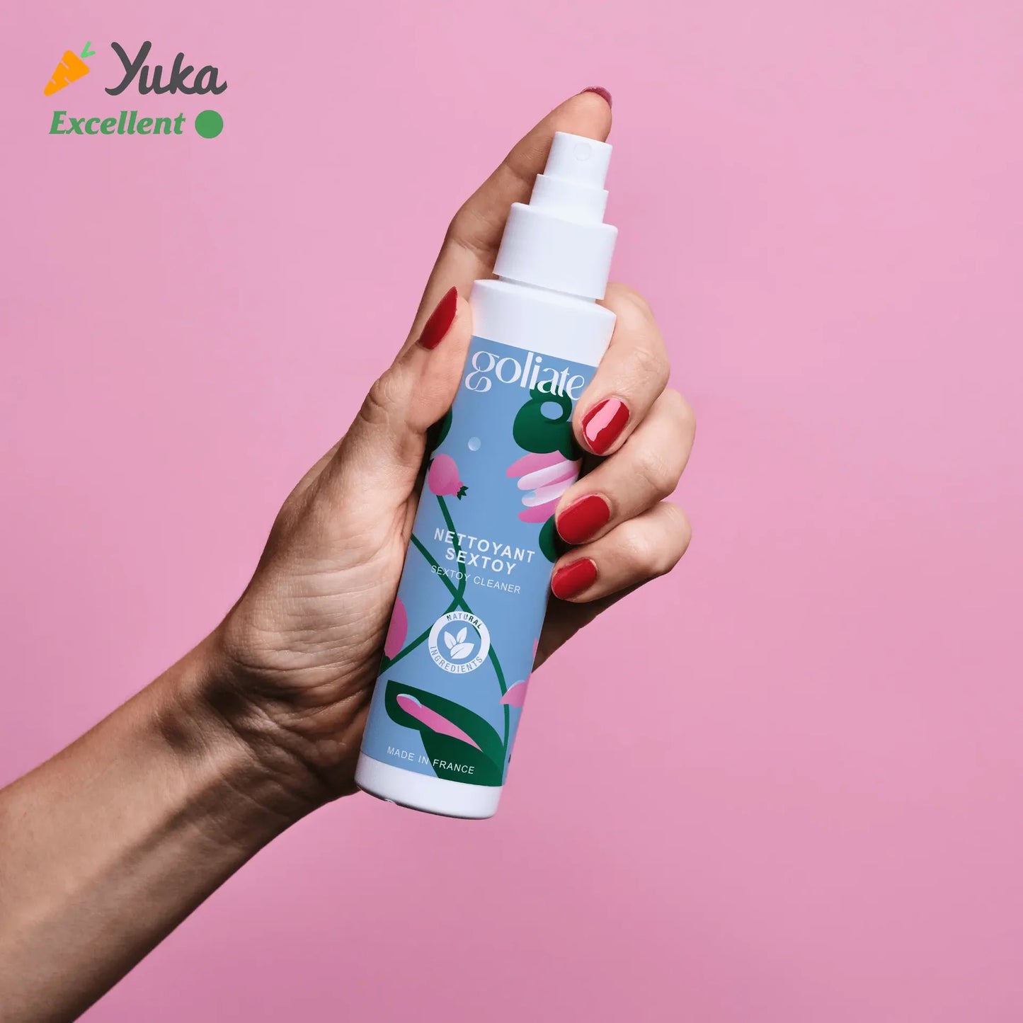 Organic disinfectant cleaner for sex toys