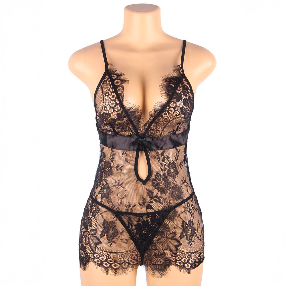 Sexy nightgown Angelina OhYeah - Black