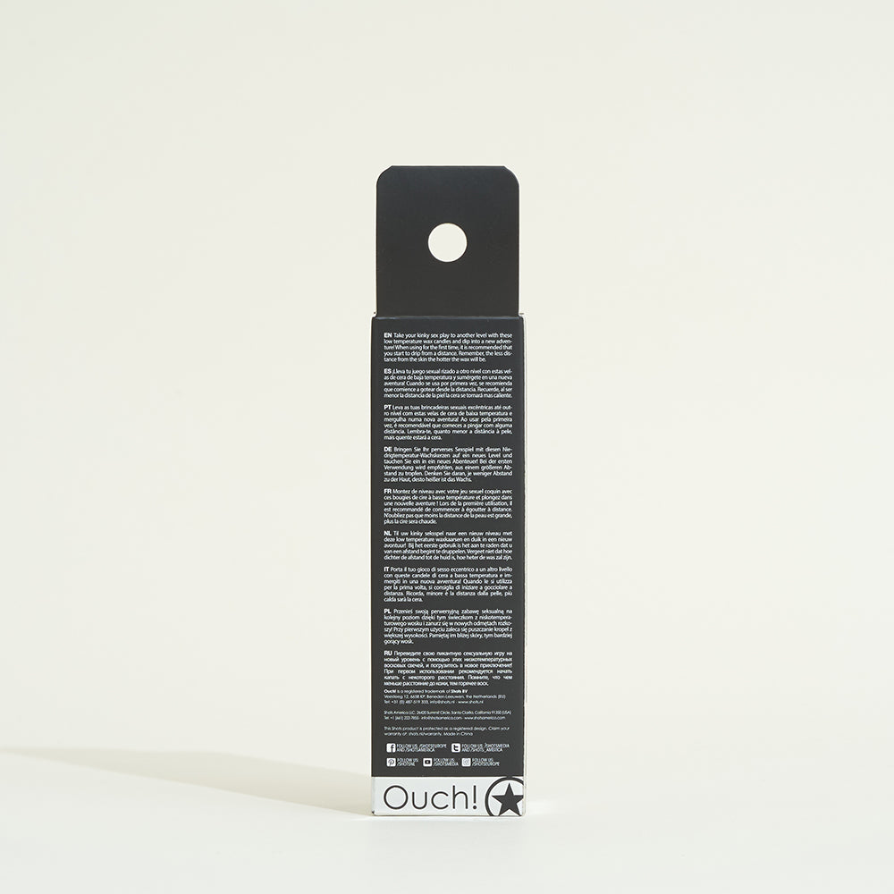 BDDSM Low temperature candle of Ouch ! - Pink