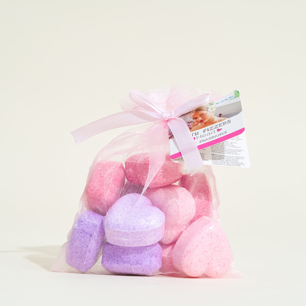 Heart bath balls