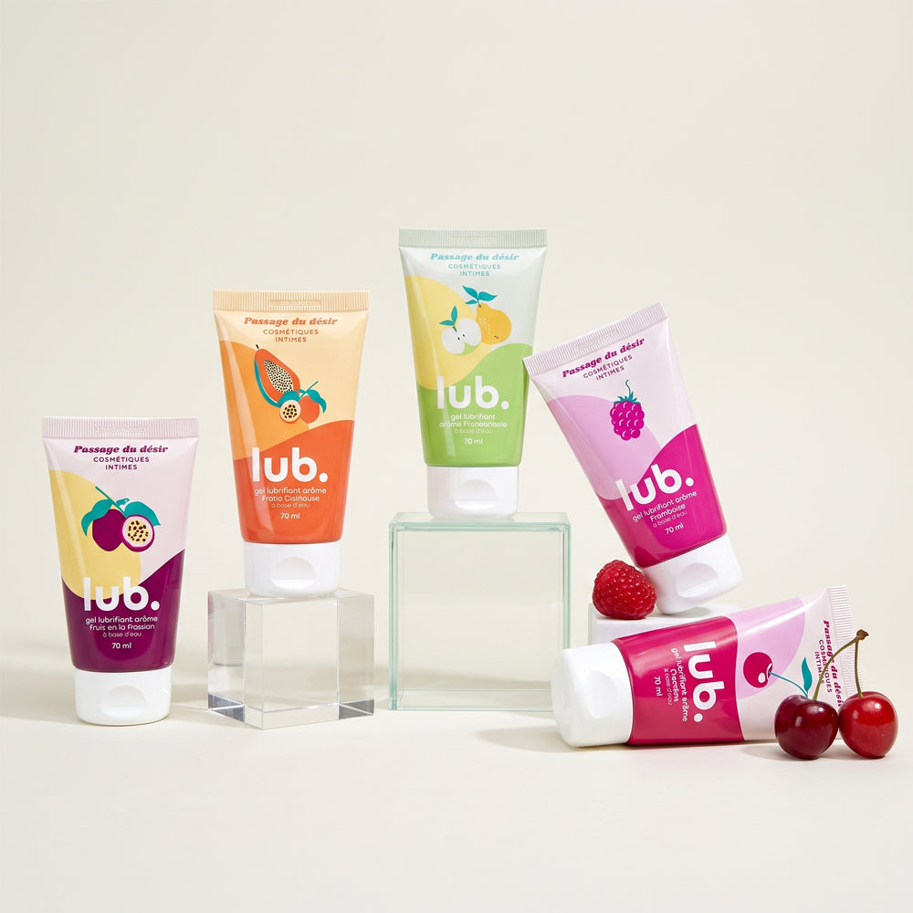 5er-Pack Gleitmittel Fruity Party