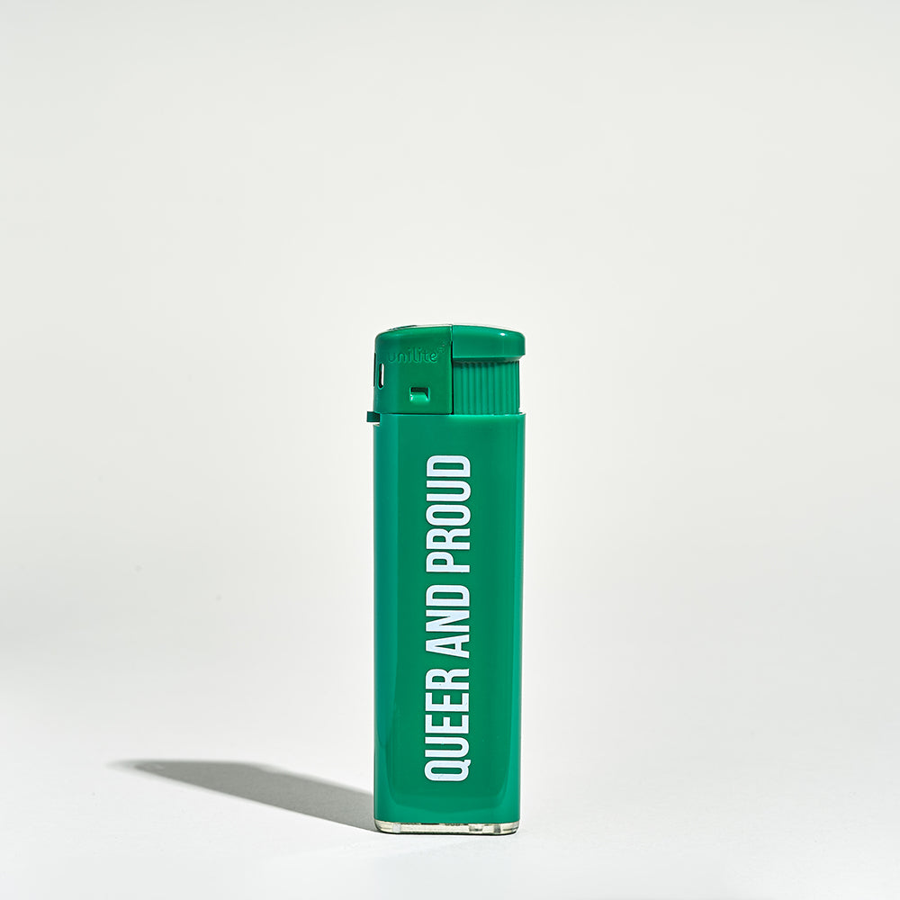 "Queer and Proud" lighter