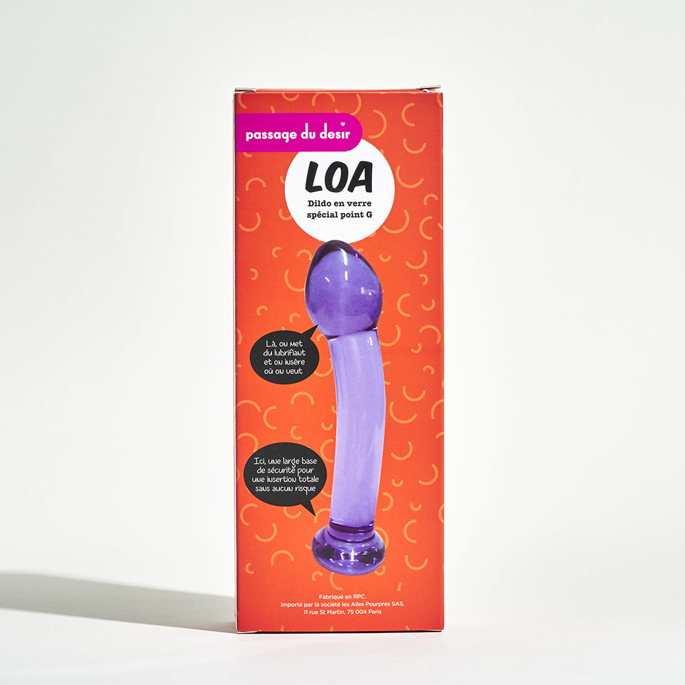Dildo en verre Loa - LOA dildo en verre Wondertoy