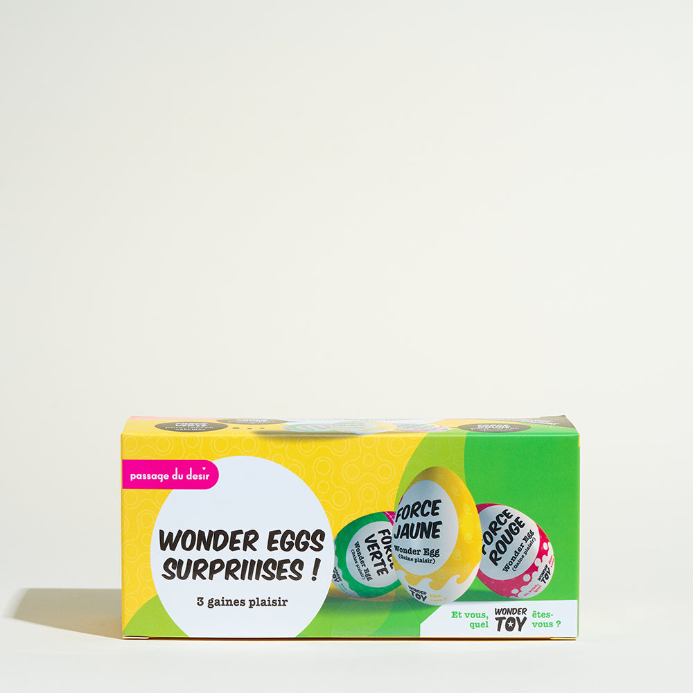 Box of 3 surprise eggs Wonder Eggs
