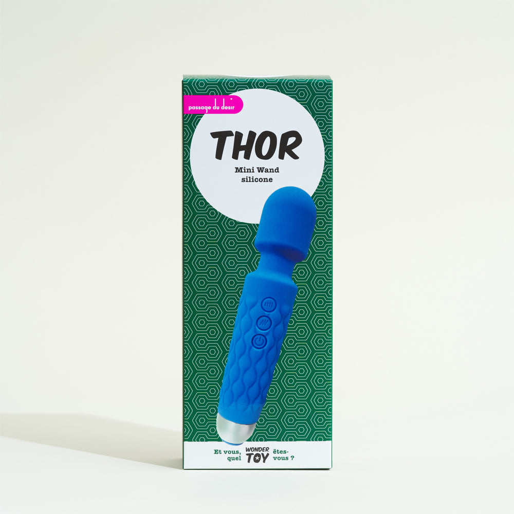 Mini Wand Silicone Thor - Bleu
