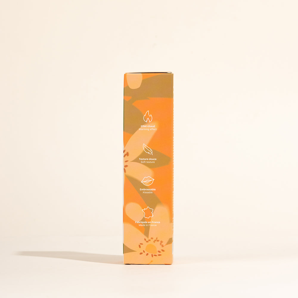 Huile de massage gourmande et chauffante - Fleur d'oranger
