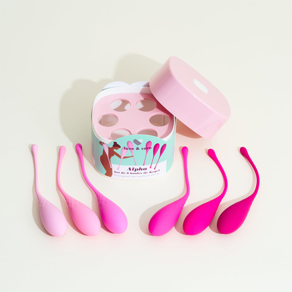 Set of 6 Kegel Alpha balls