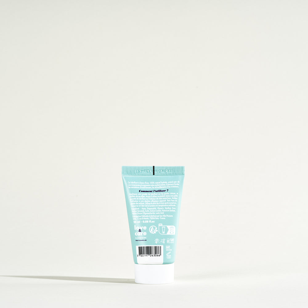 Pack natürliches Gleitmittel 3 x 100 ml + 25 ml gratis Love&Care - eine kleine Tube Zahnpasta