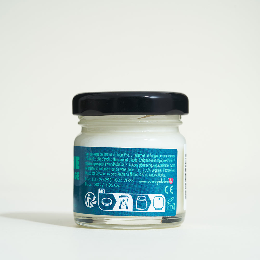 Mini massage candle - Bamboo